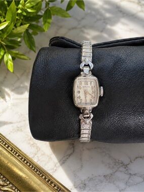Vintage Hamilton 14K Gold Filled Watch – Classic Antique Collectible – Working